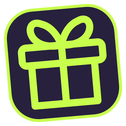 das coole Geschenk – Geschenk-Symbol