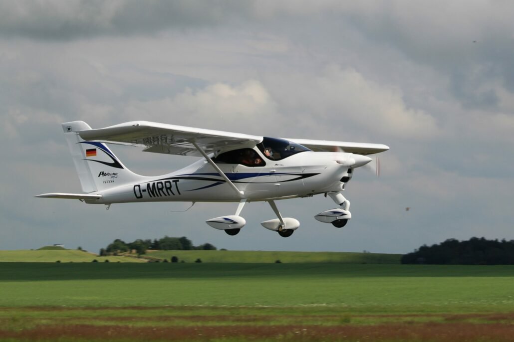Tecnam P92 MkII von SkyMotion im Flug